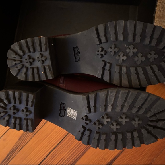 Gorgeous COACH Joy Booties, Cranberry in color, size 11B, worn 2 times. - Picture 3 of 4